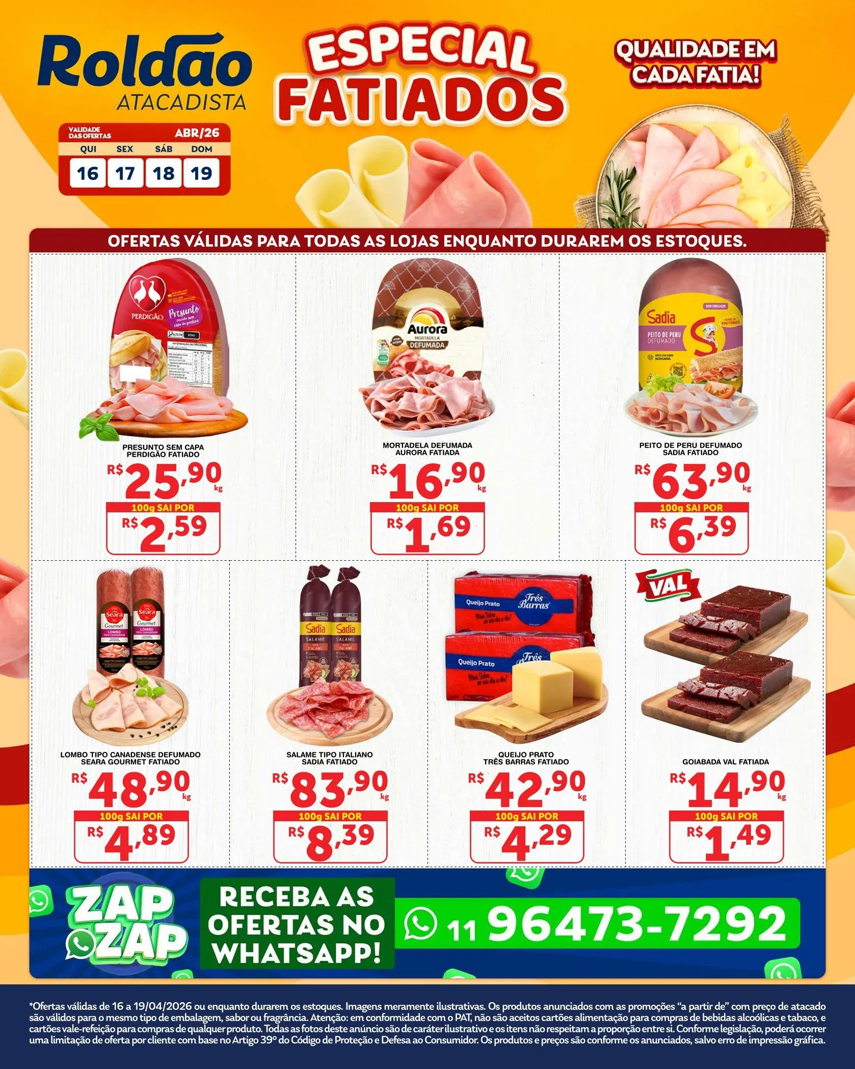 Encarte de  Roldão 16 de abril até 19 de abril 2026 - Pagina 1