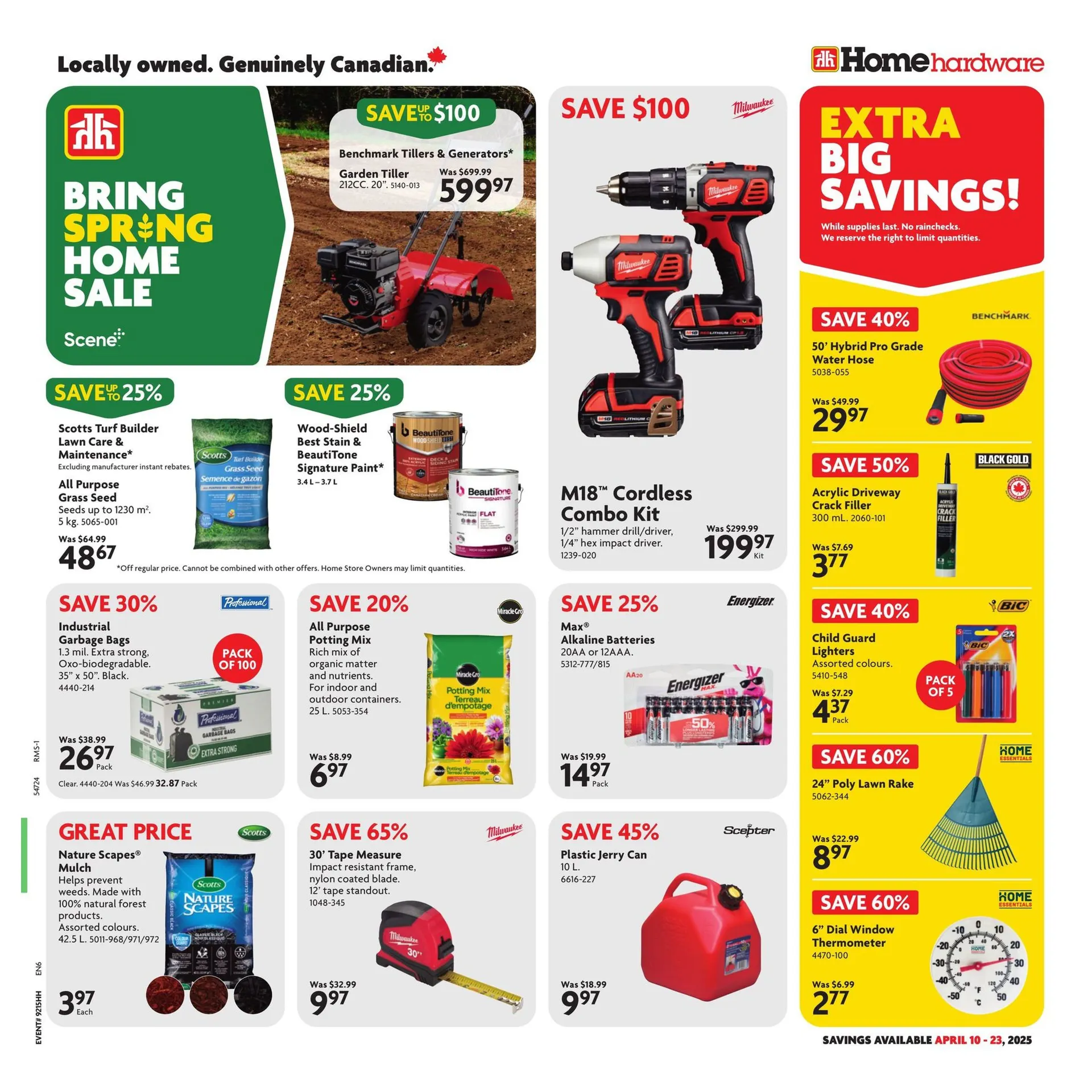Home Hardware Sales from April 10 to April 23 2025 - flyer page 1