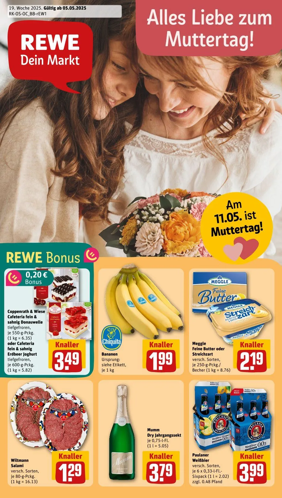 REWE Prospekt von 5. Mai bis 11. Mai 2025 - Prospekt seite 1