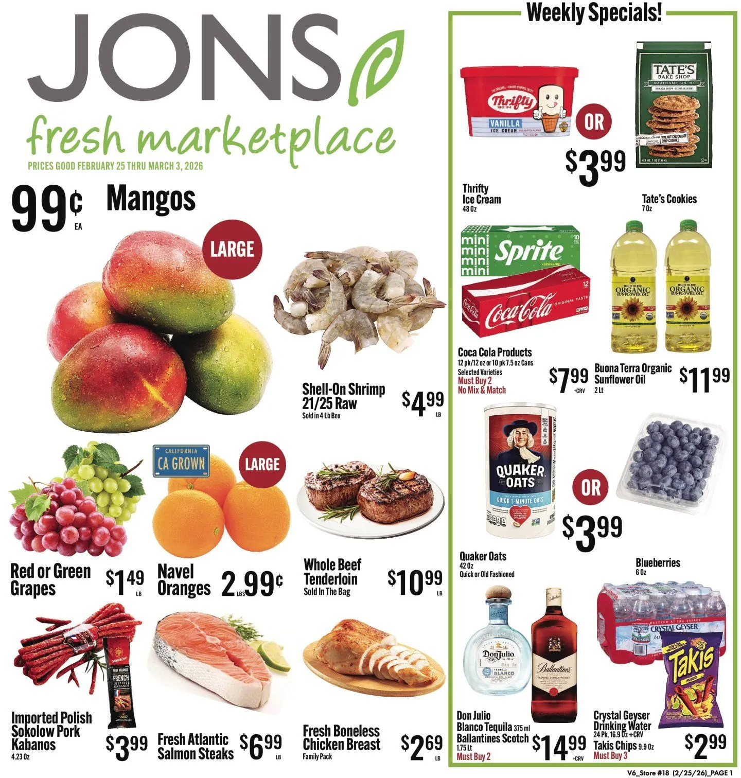 Weekly ad Jons International Sales from February 25 to March 3 2026 - Page