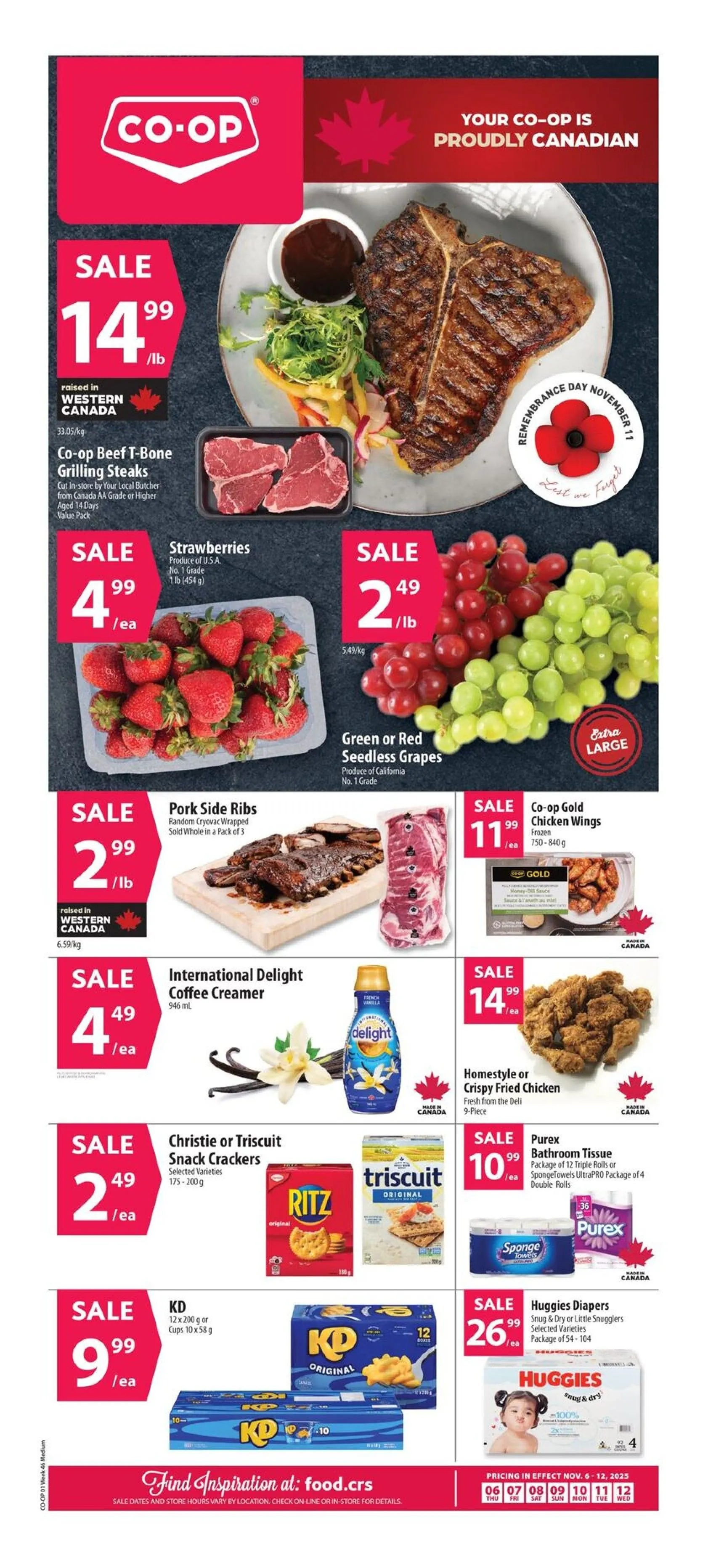 Co-op Food Sales from November 6 to November 12 2025 - flyer page 1
