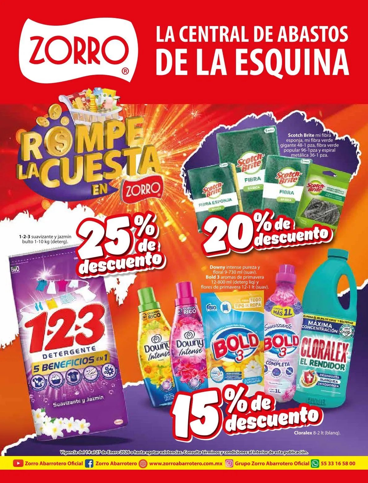 Catálogo de Zorro catálogos y ofertas 14 de enero al 27 de enero 2026 - Pagina 1