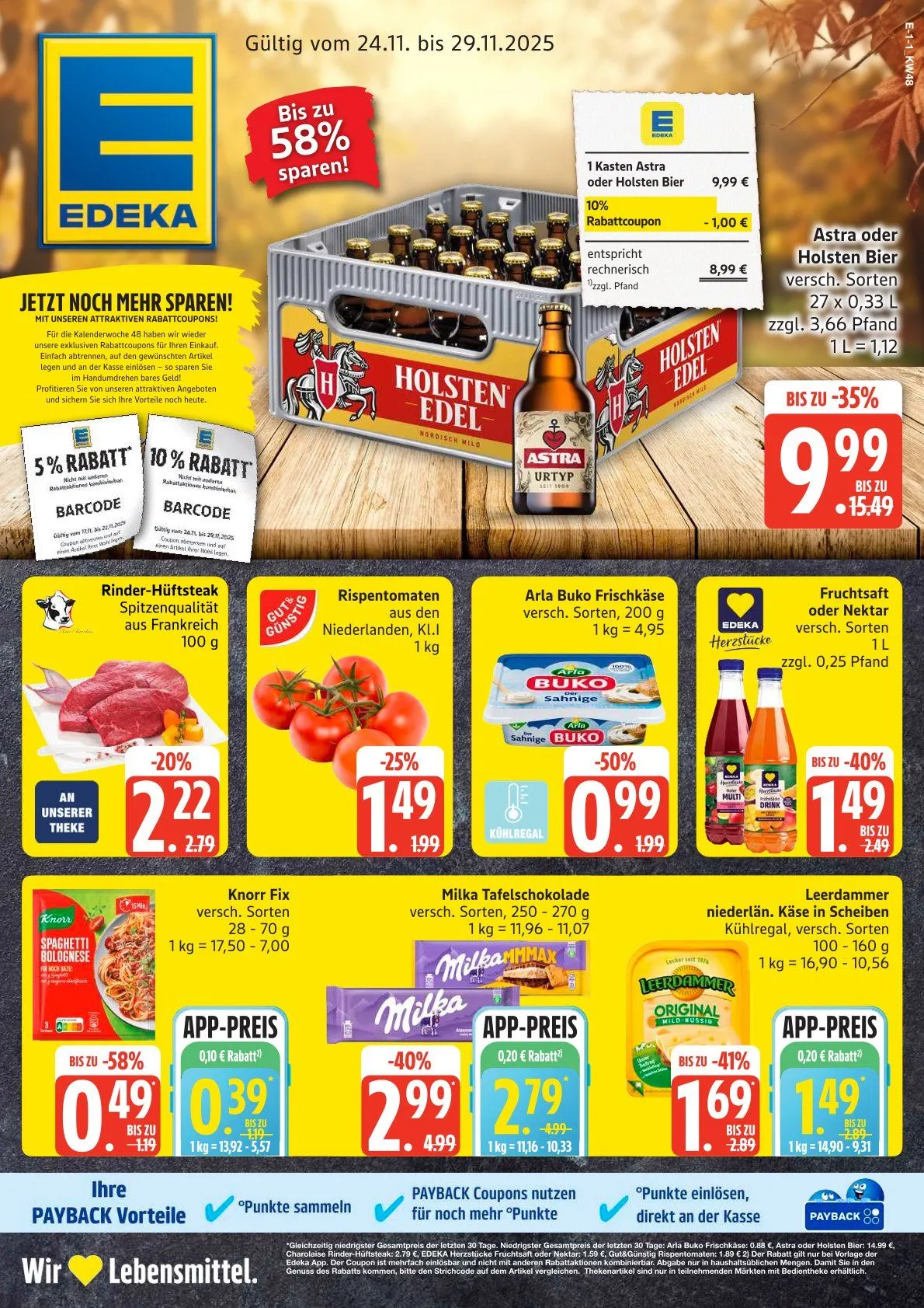Edeka Angebote - 24. November 29. November 2025