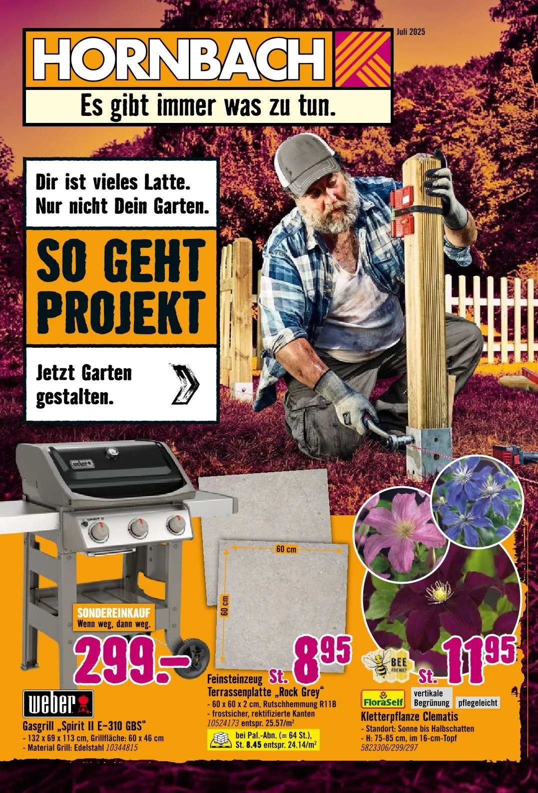 Hornbach Angebote von 8. August bis 12. August 2025 - Prospekt seite 