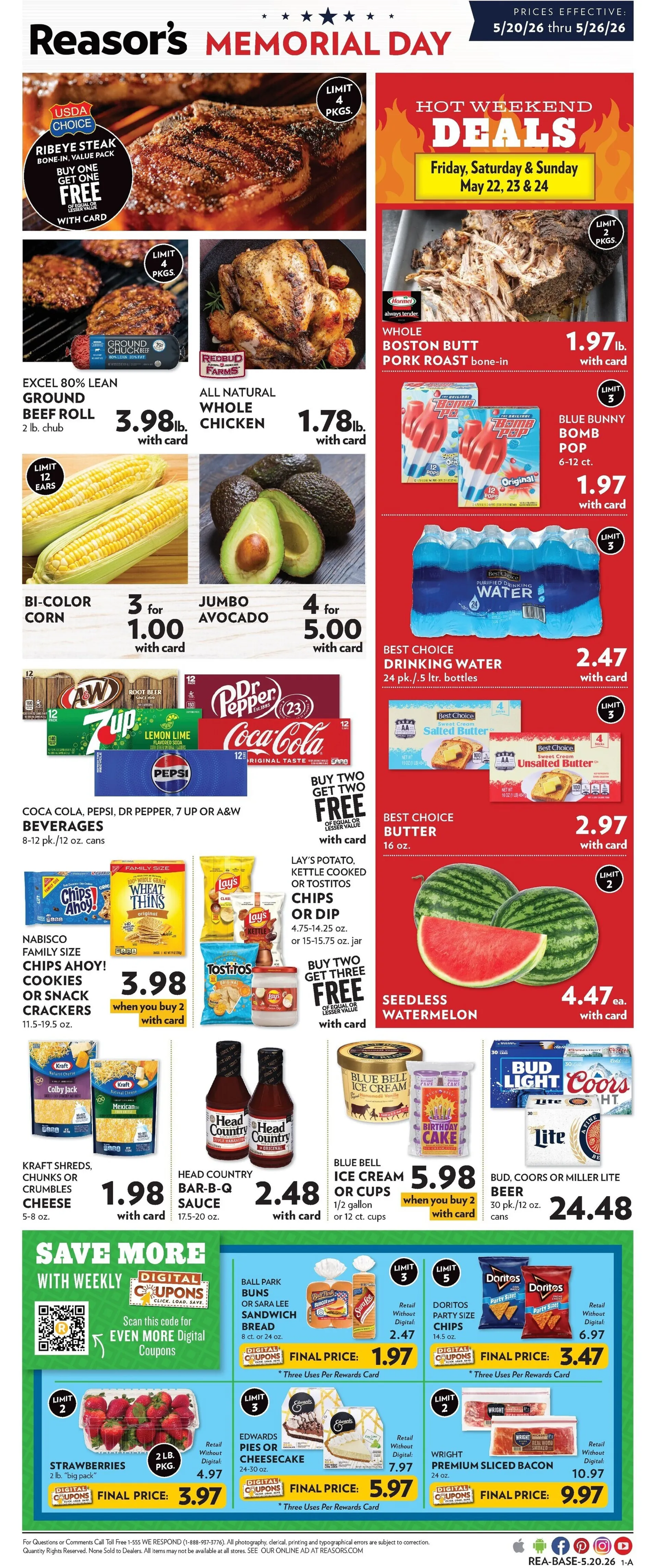 Weekly ad Reasor's Sales from May 20 to May 26 2026 - Page