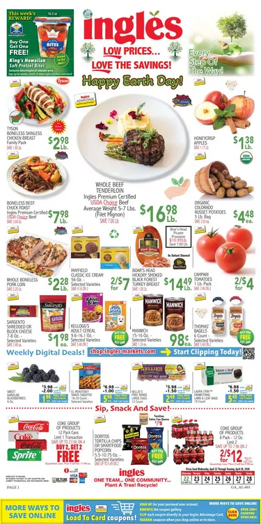 Weekly ad  Ingles Sales from April 22 to April 28 2026 - Page 