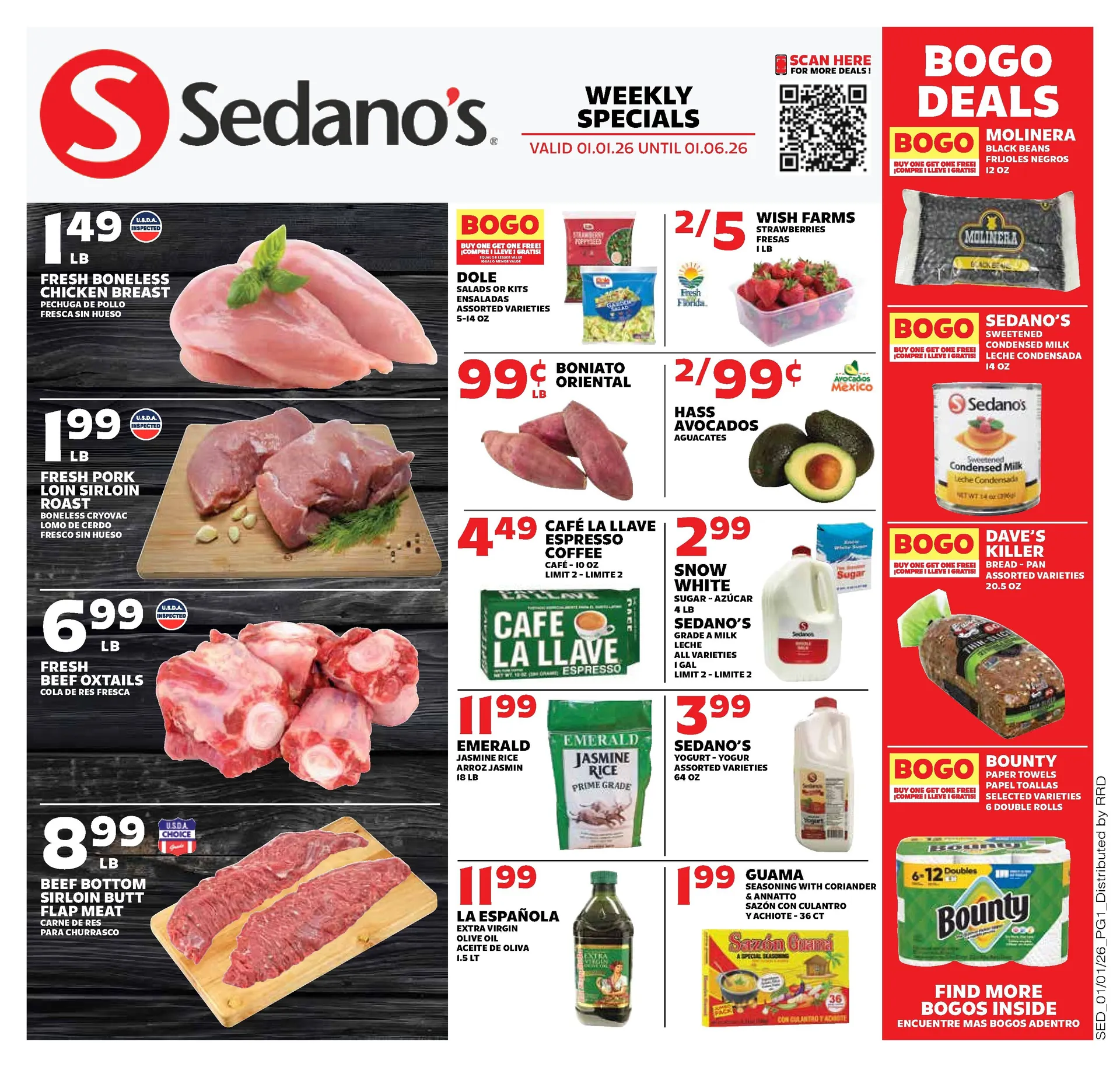 Weekly ad Sedano's Sales from January 1 to January 6 2026 - Page