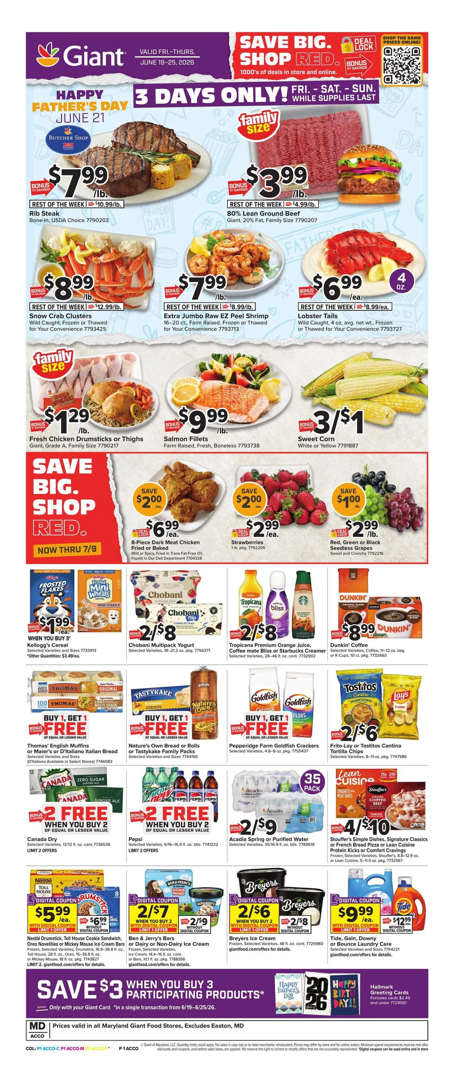 Weekly ad Giant Food Sales from June 19 to June 25 2026 - Page