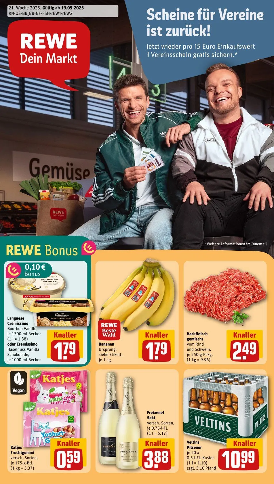 REWE Prospekt von 19. Mai bis 25. Mai 2025 - Prospekt seite 1