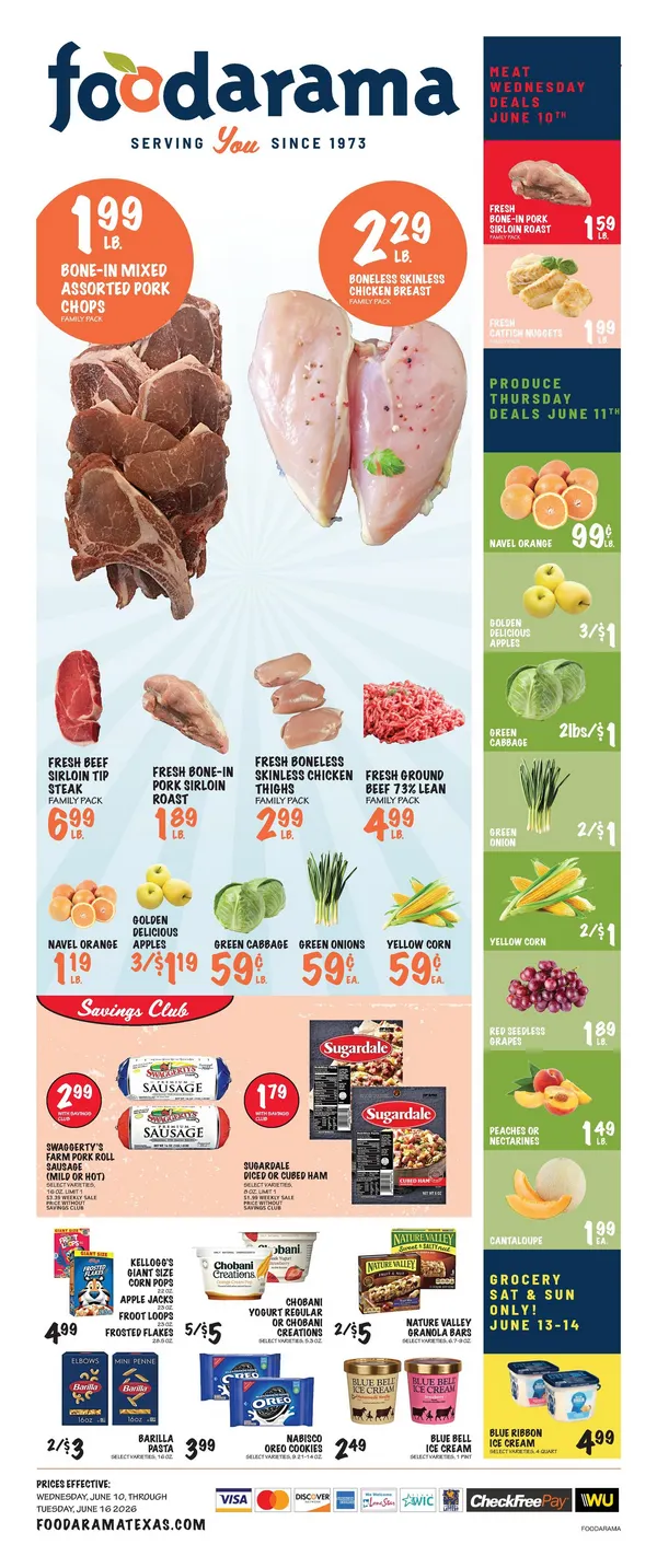 Weekly ad Foodarama Sales from June 10 to June 16 2026 - Page 