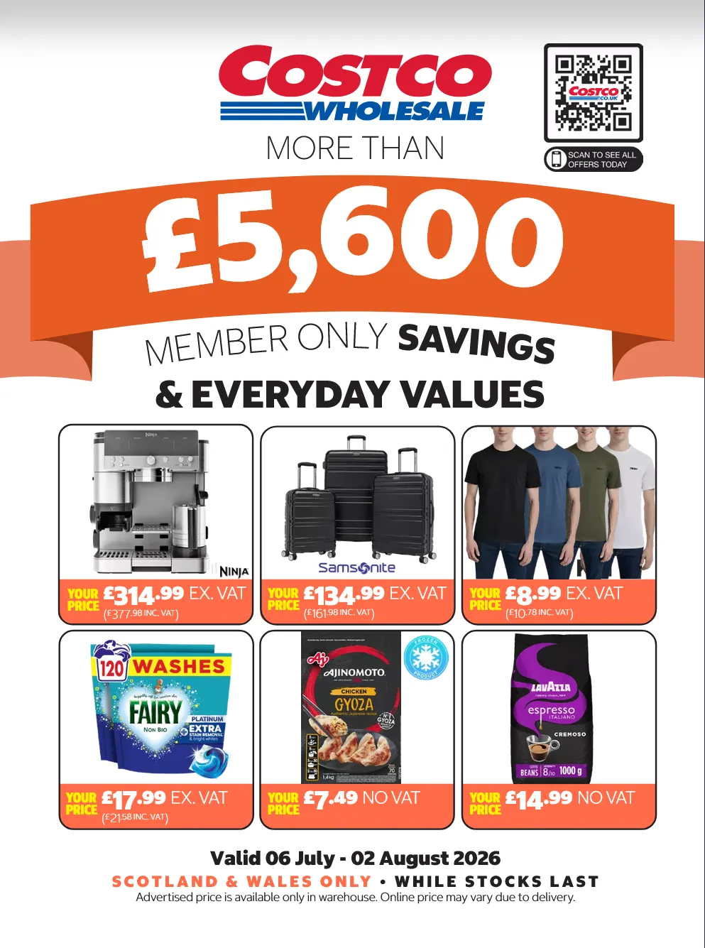 COSTCO Sales from 6 July to 2 August 2026 - Catalogue Page 1