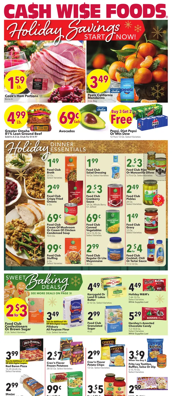 Weekly ad Cash Wise Sales from December 10 to December 16 2025 - Page