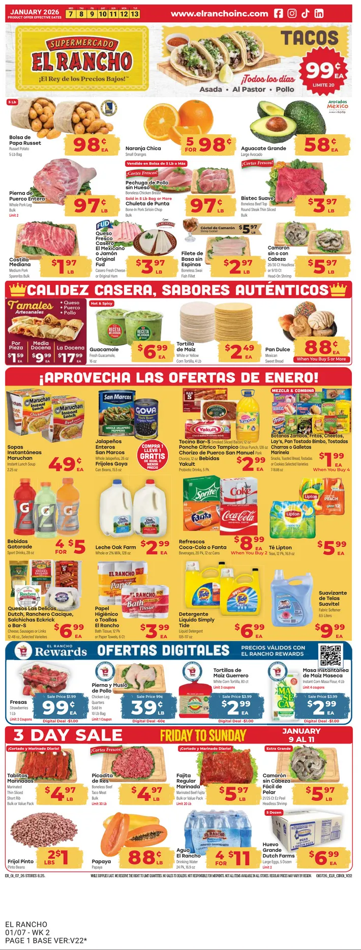Weekly ad El Rancho Sales from January 7 to January 13 2026 - Page