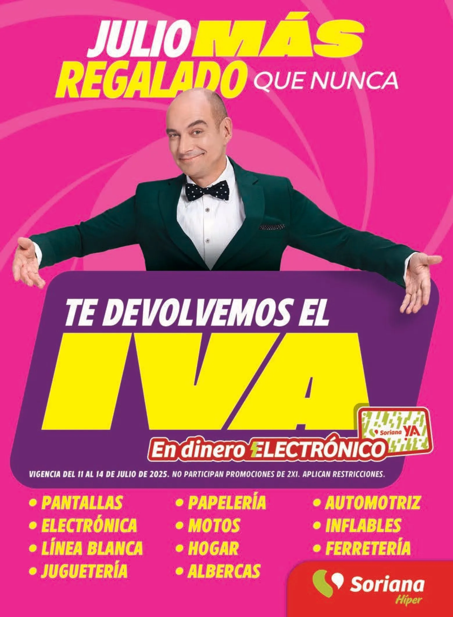 Catálogo de Soriana Ofertas 11 de julio al 14 de julio 2025 - Pagina 1