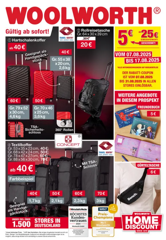 Woolworth Angebote von 13. April bis 18. April 2026 - Prospekt seite 1