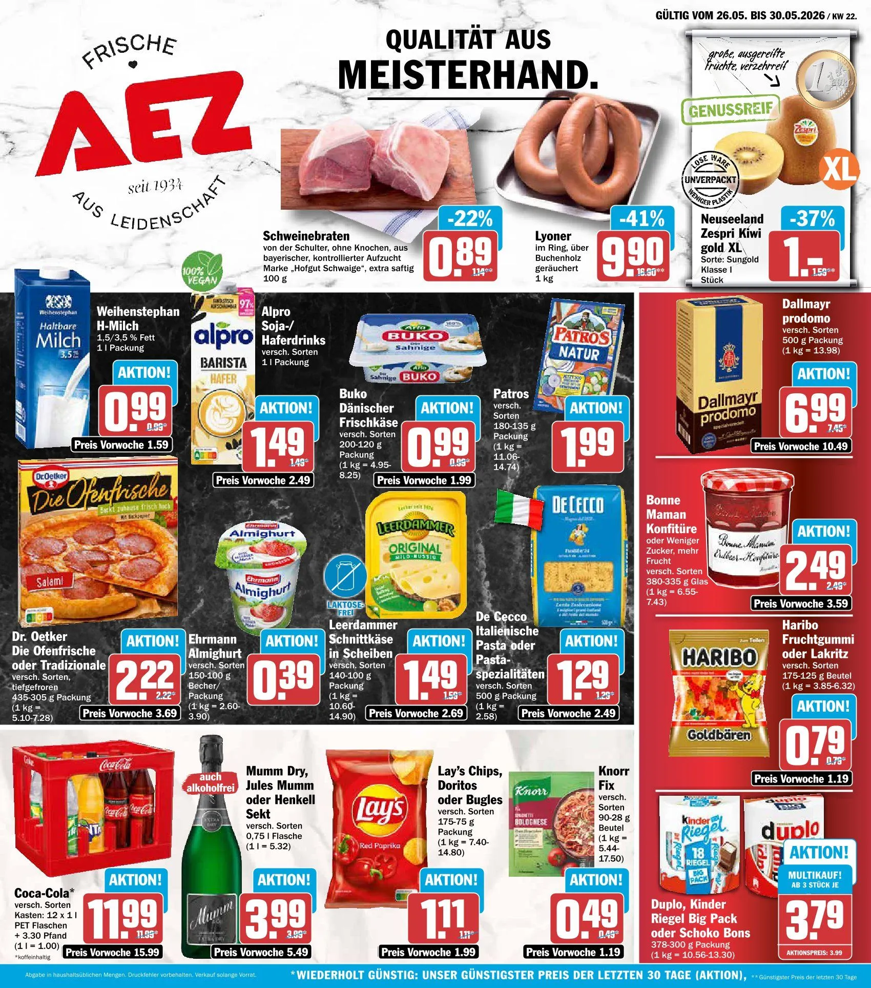 AEZ Angebote von 26. Mai bis 30. Mai 2026 - Prospekt seite