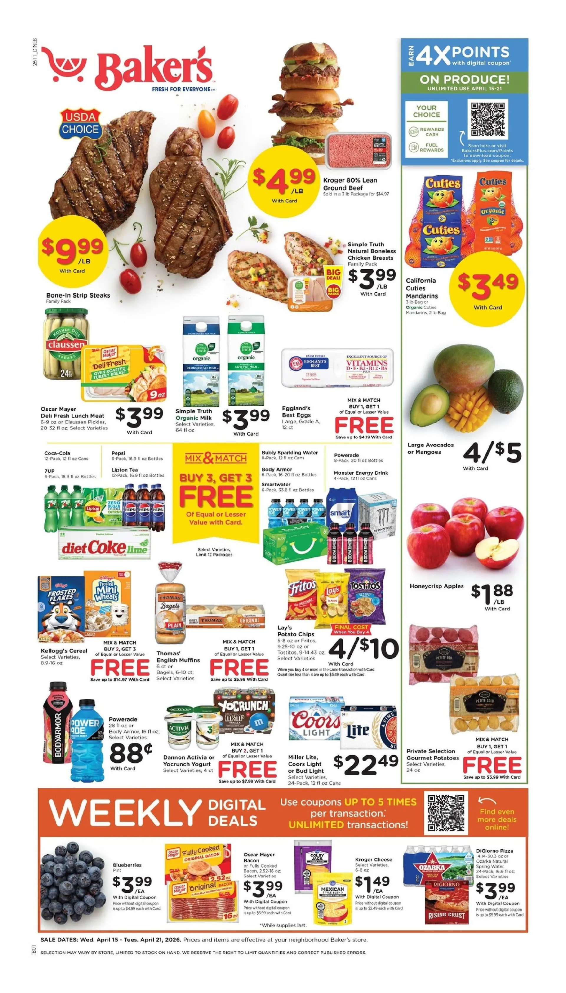 Weekly ad Baker's Sales from April 15 to April 21 2026 - Page