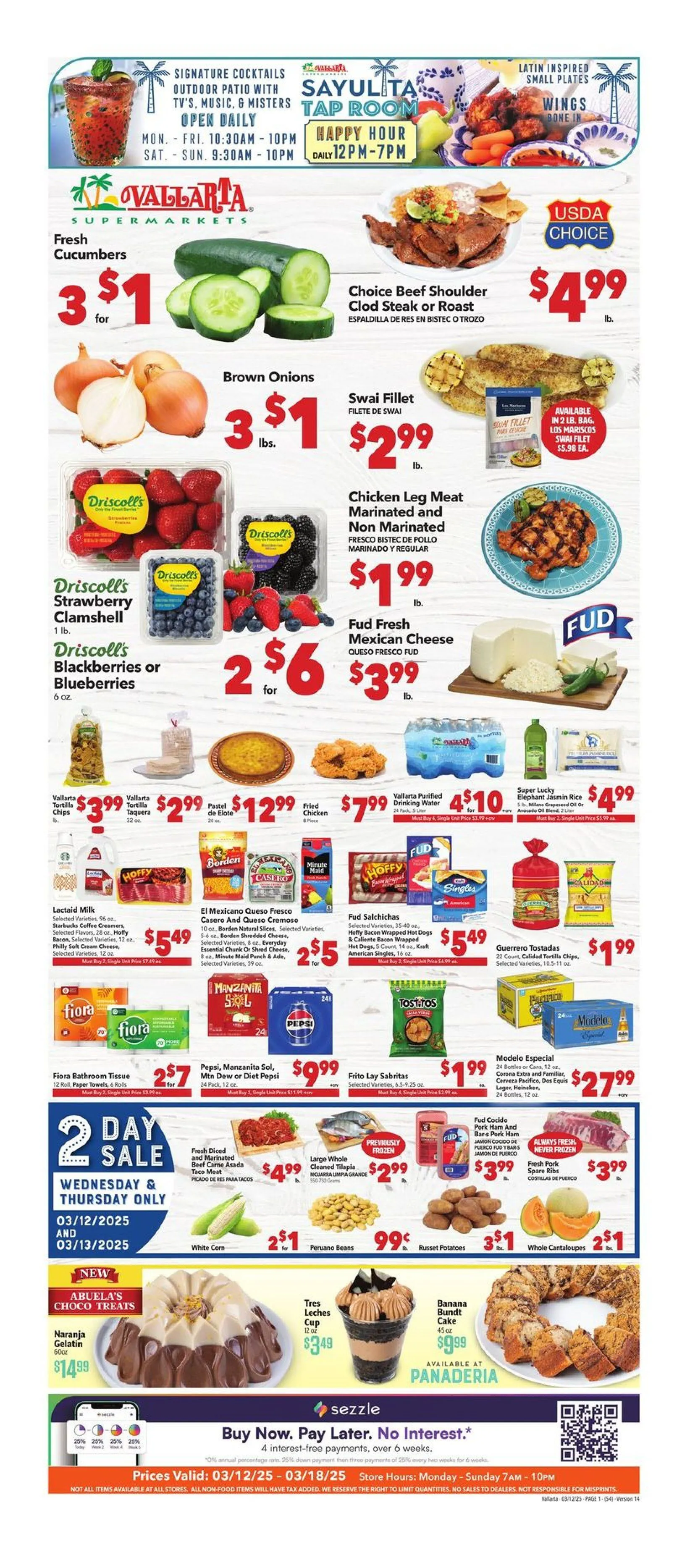 Weekly ad Vallarta Deals from March 12 to March 18 2025 - Page 1