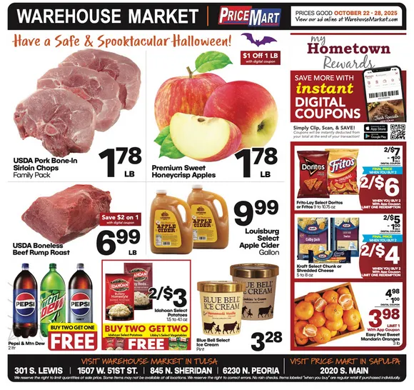 Weekly ad Warehouse Market Sales from October 22 to October 28 2025 - Page 