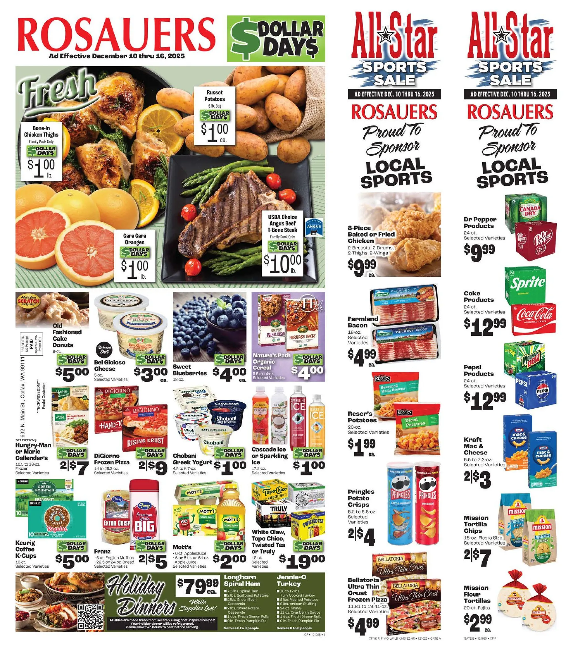 Weekly ad Rosauers Sales from December 10 to December 16 2025 - Page 1