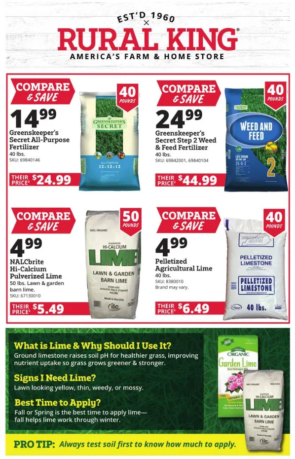 Weekly ad Rural king Sales from April 9 to April 15 2026 - Page 1