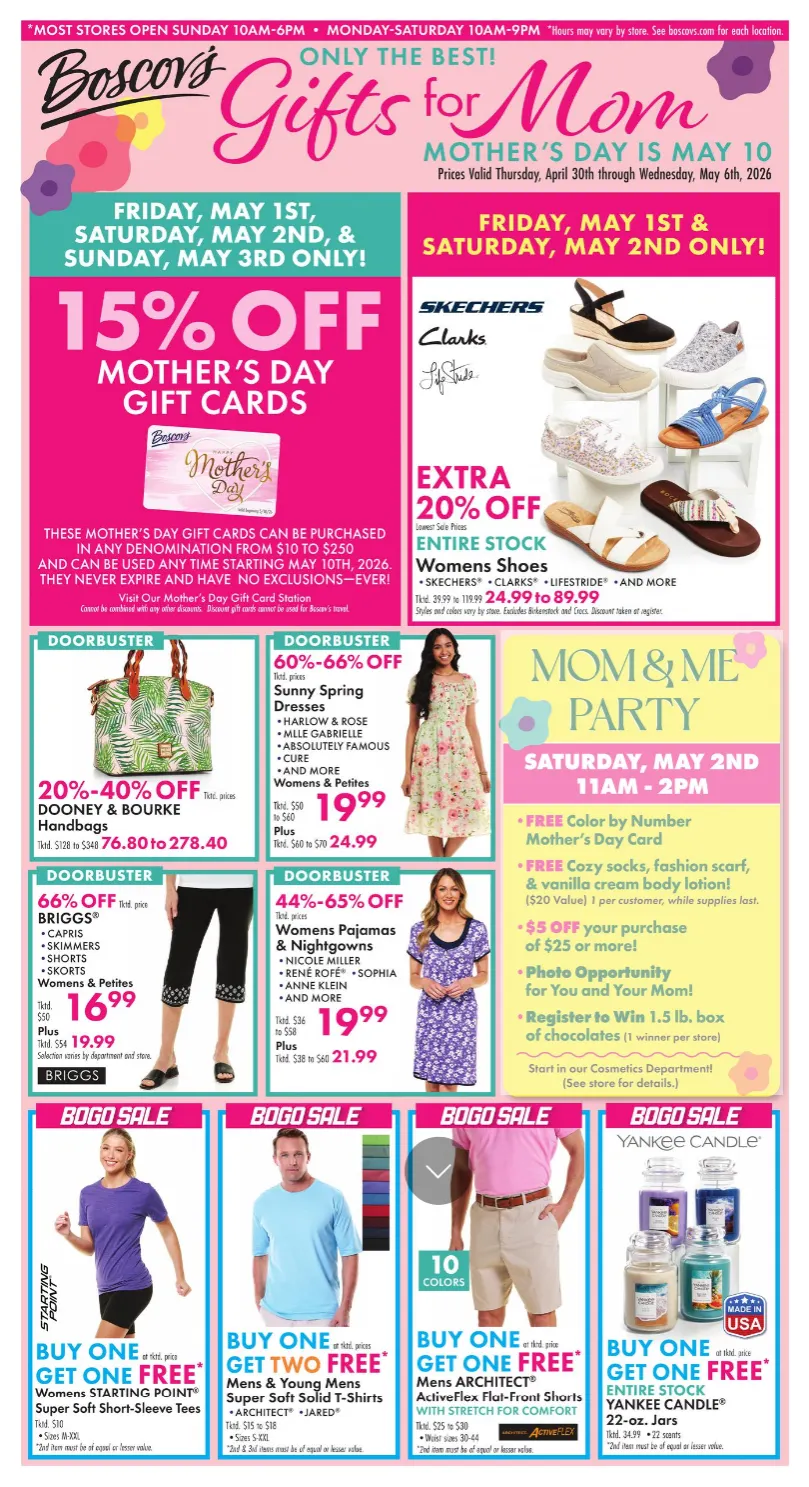Weekly ad Boscov's Sales from April 30 to May 6 2026 - Page 