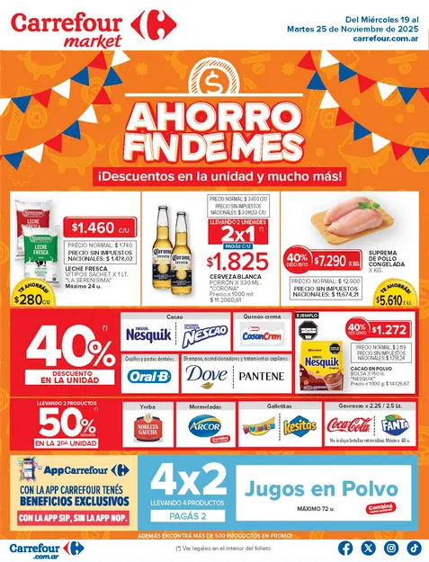 Ofertas de Carrefour Market 19 de noviembre al 25 de noviembre 2025 - Página del catálogo