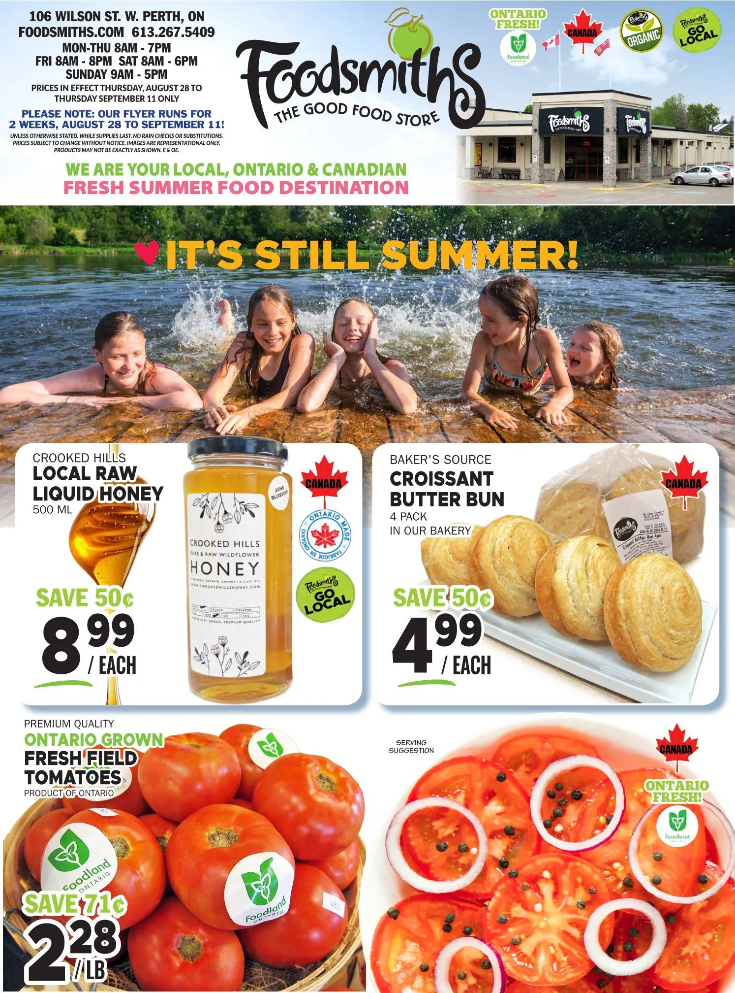 Foodsmiths flyers from August 28 to September 11 2025 - flyer page 1