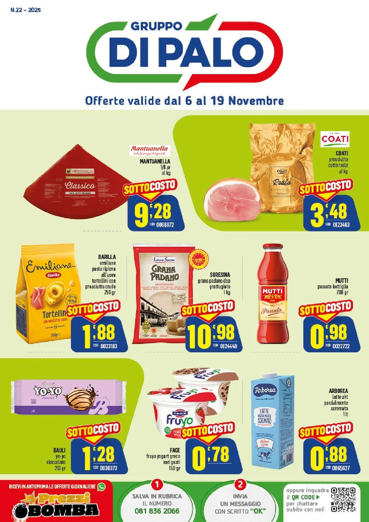  Gruppo di Palo Volantino da 6 novembre a 19 novembre di 2025 - Pagina del volantino 1