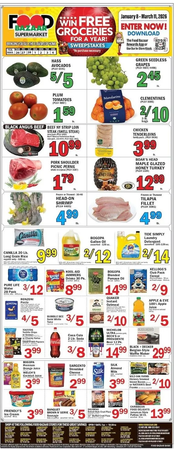 Weekly ad Food Bazaar Sales from February 26 to March 4 2026 - Page