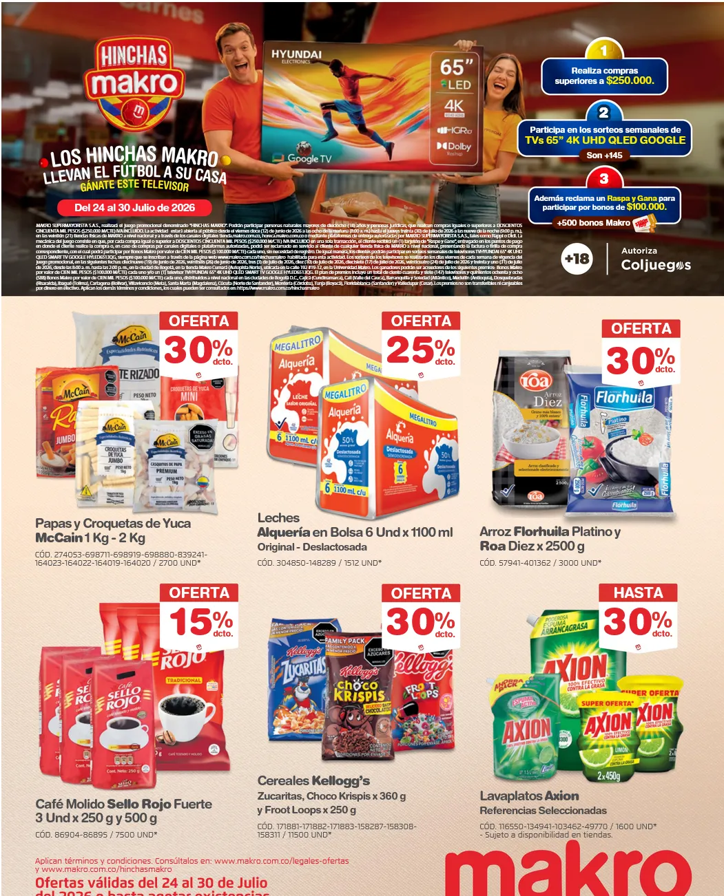 Catalogo de Makro Ofertas 24 de julio al 30 de julio 2026 - Pag 1