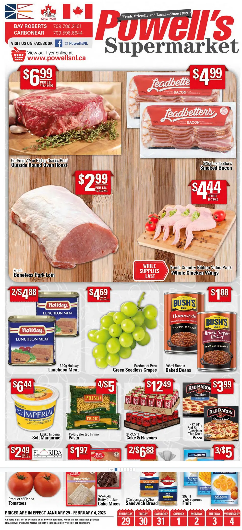 Powell's Supermarket Sales from January 29 to February 4 2026 - flyer page 