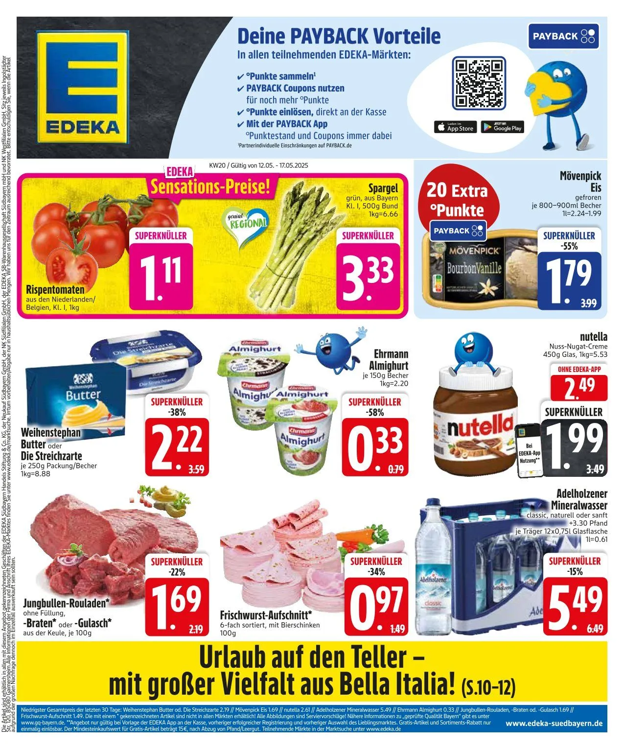 Edeka Prospekt von 12. Mai bis 17. Mai 2025 - Prospekt seite 1