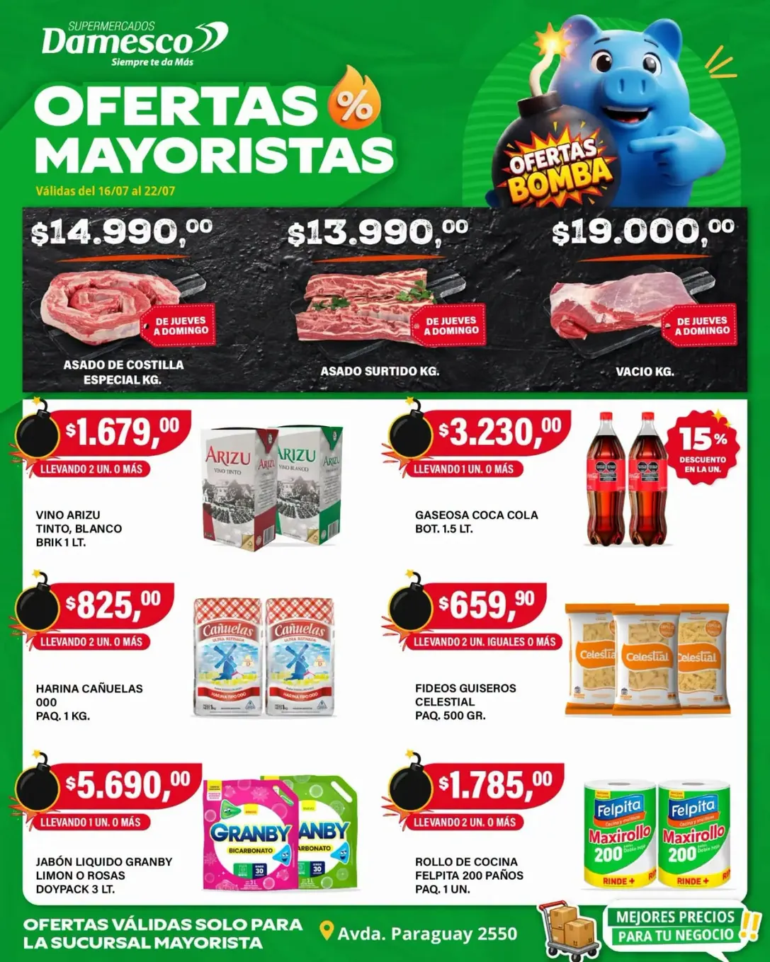 Ofertas de Ofertas Damesco 16 de julio al 22 de julio 2026 - Página 1 del catálogo