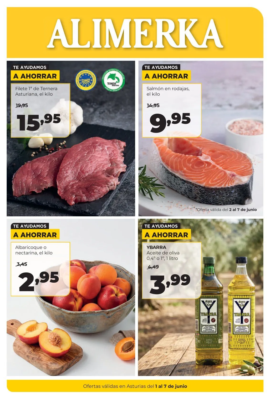 Catálogo de Alimerka Ofertas 1 de junio al 7 de junio 2026 - Página 1