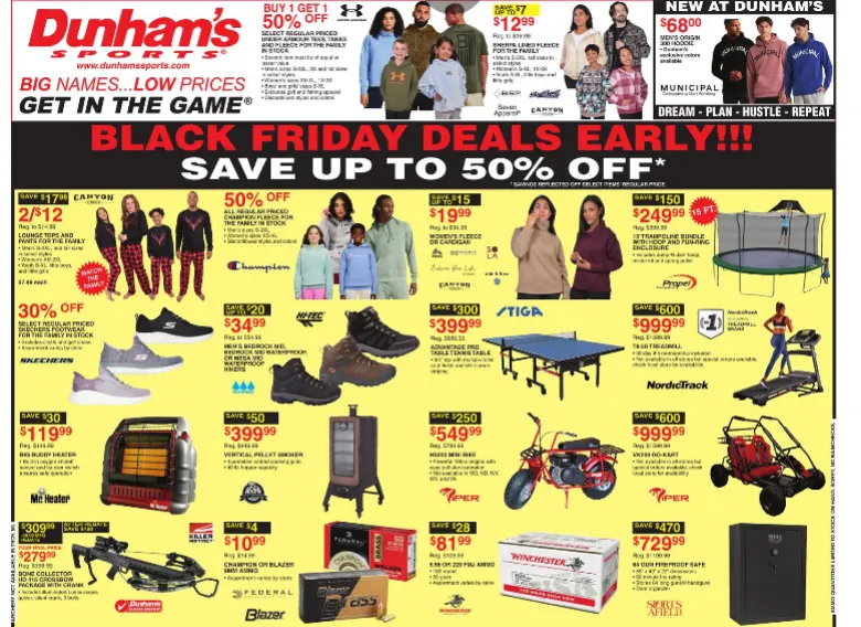 Weekly ad Dunham ´s Sports Sales from November 7 to November 13 2025 - Page 1