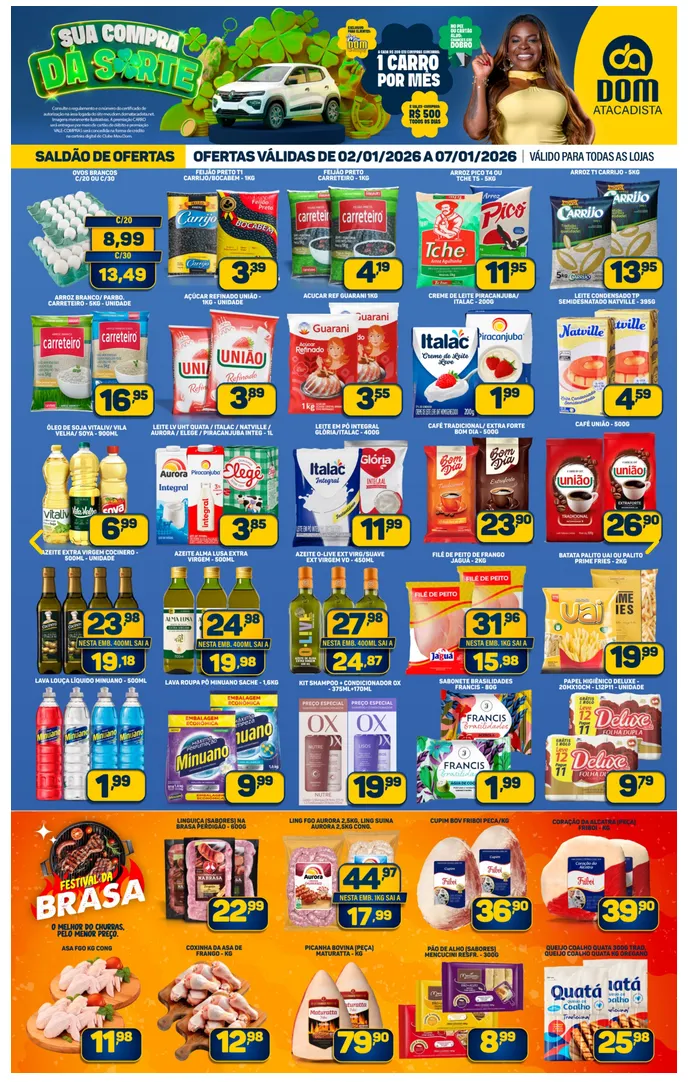Encarte de Dom Atacadista Sales 2 de janeiro até 7 de janeiro 2026 - Pagina 1