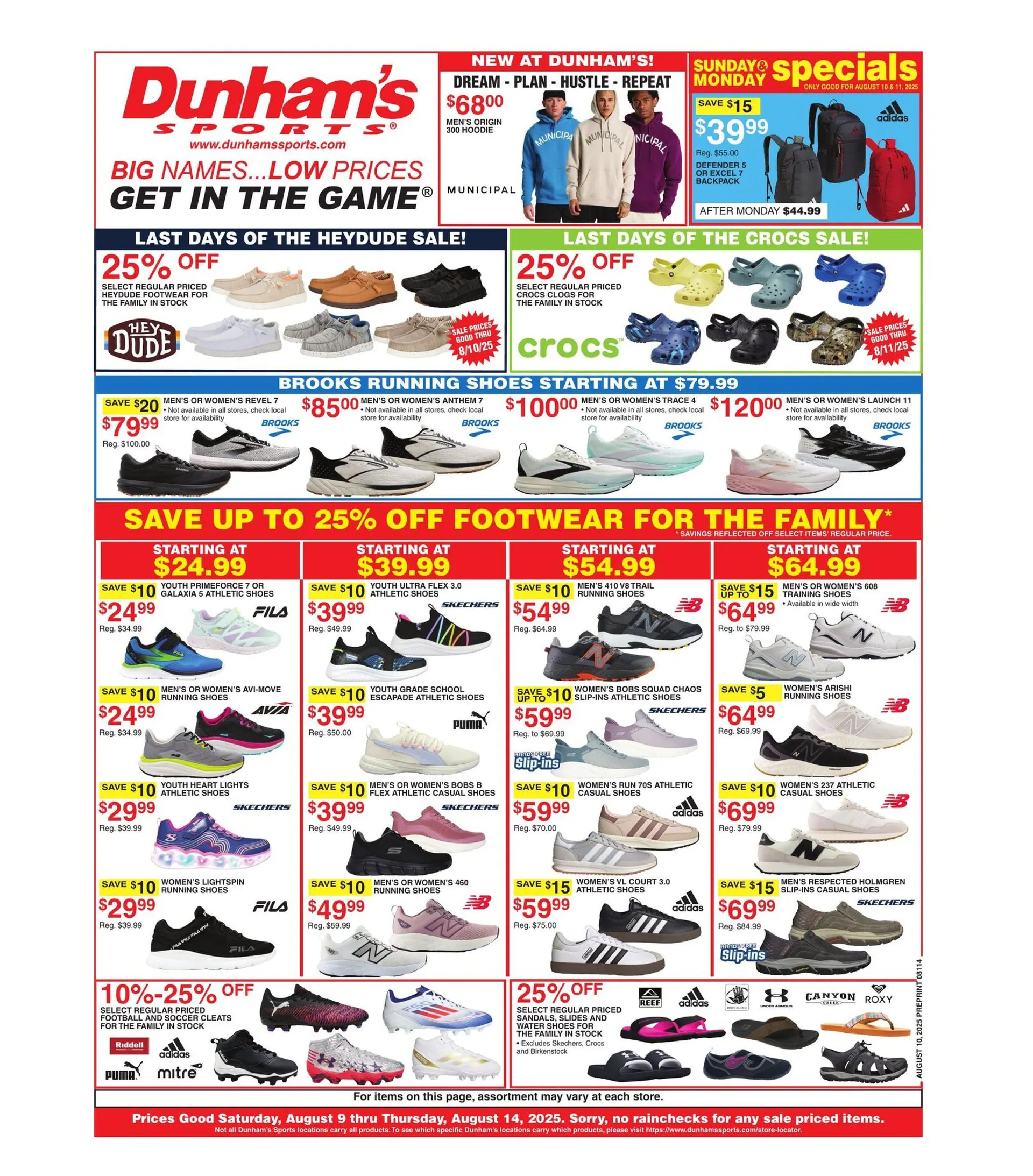 Weekly ad Dunham's Sports Sales from August 9 to August 14 2025 - Page