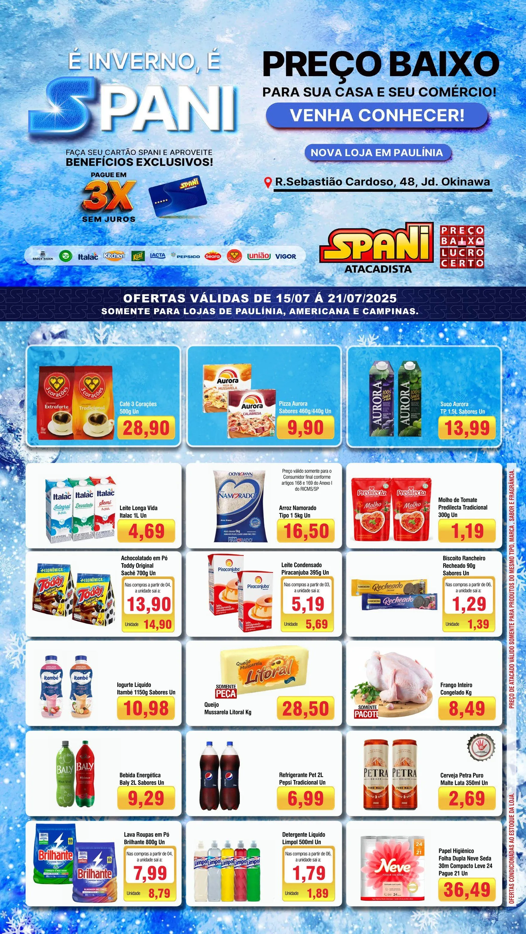 Encarte de Folhetos Spani Atacadist 16 de julho até 22 de julho 2025 - Pagina 1