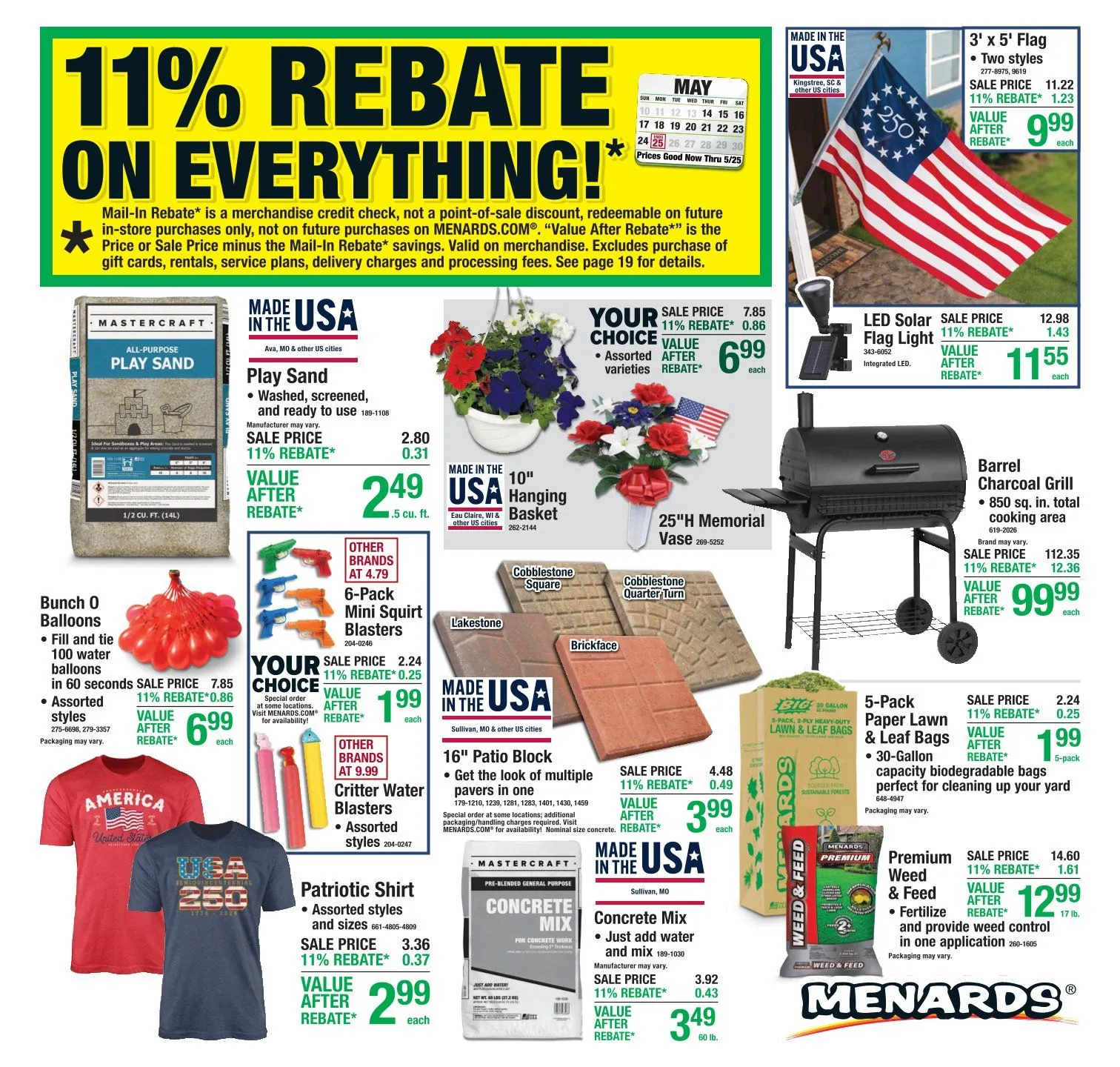 Weekly ad Menards Sales from May 14 to May 25 2026 - Page 