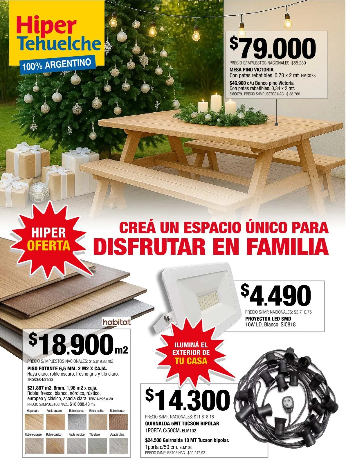 Ofertas de Hiper Tehuelche Ofertas 12 de diciembre al 30 de diciembre 2025 - Página 1 del catálogo