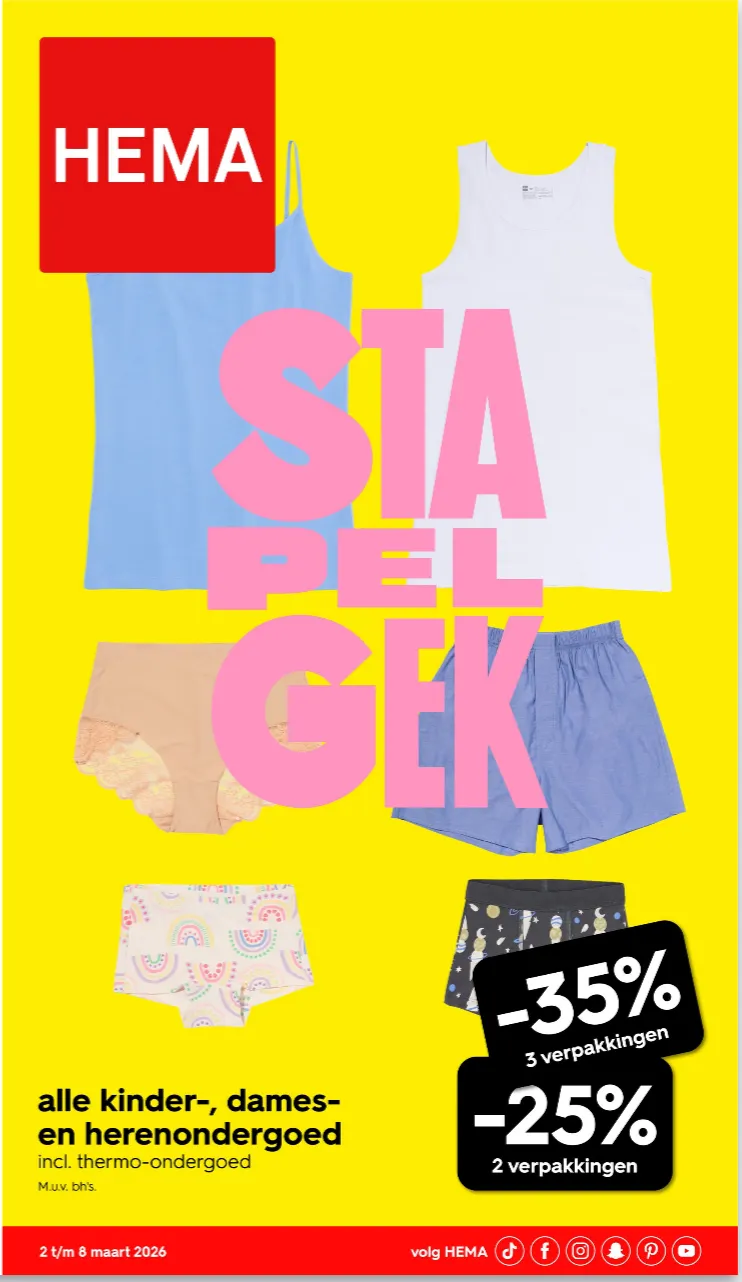 Hema Folder van 2 maart tot 8 maart 2026 - Folder pagina 1