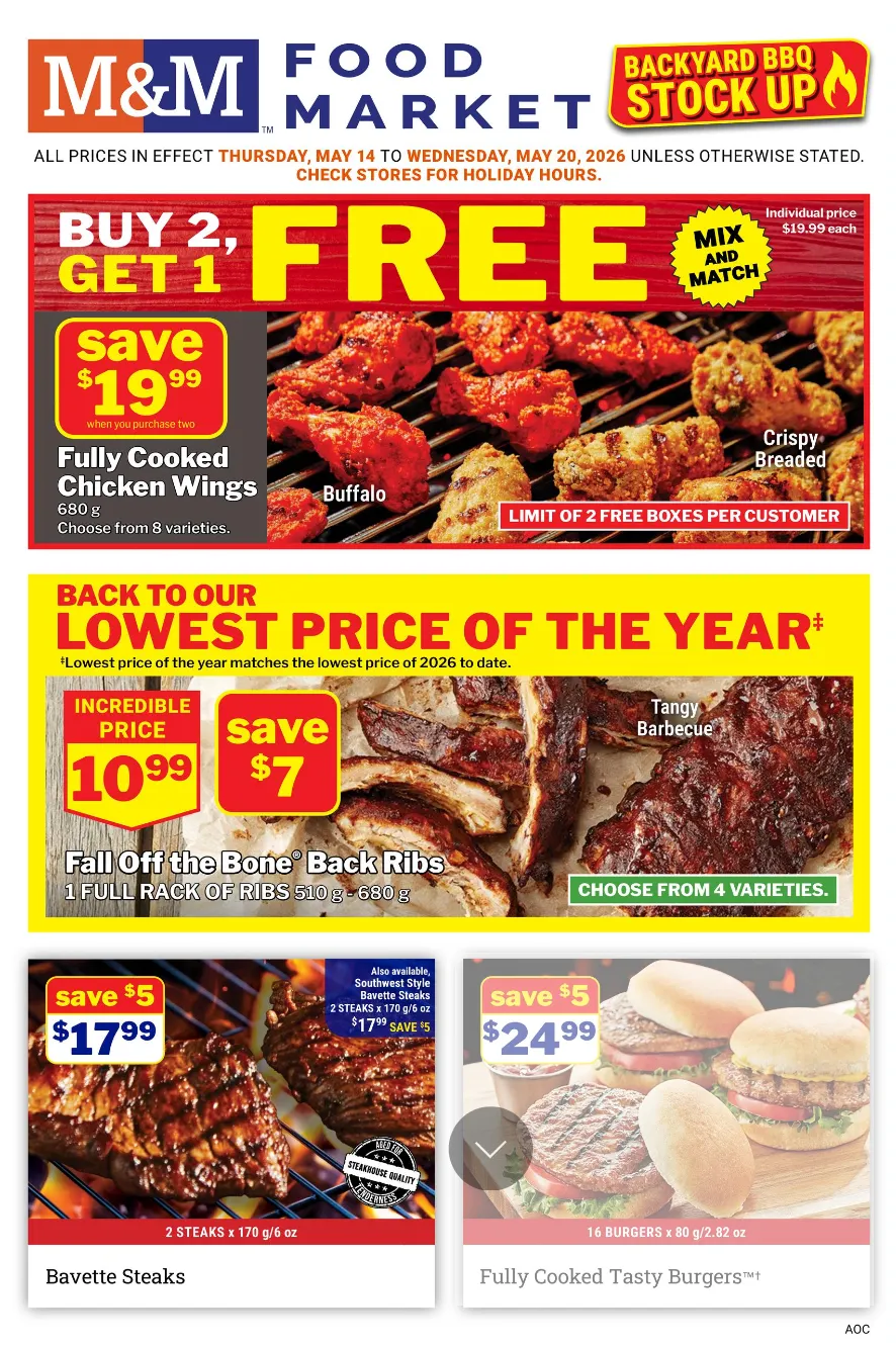 M&M Food Market Sales from May 14 to May 20 2026 - flyer page 