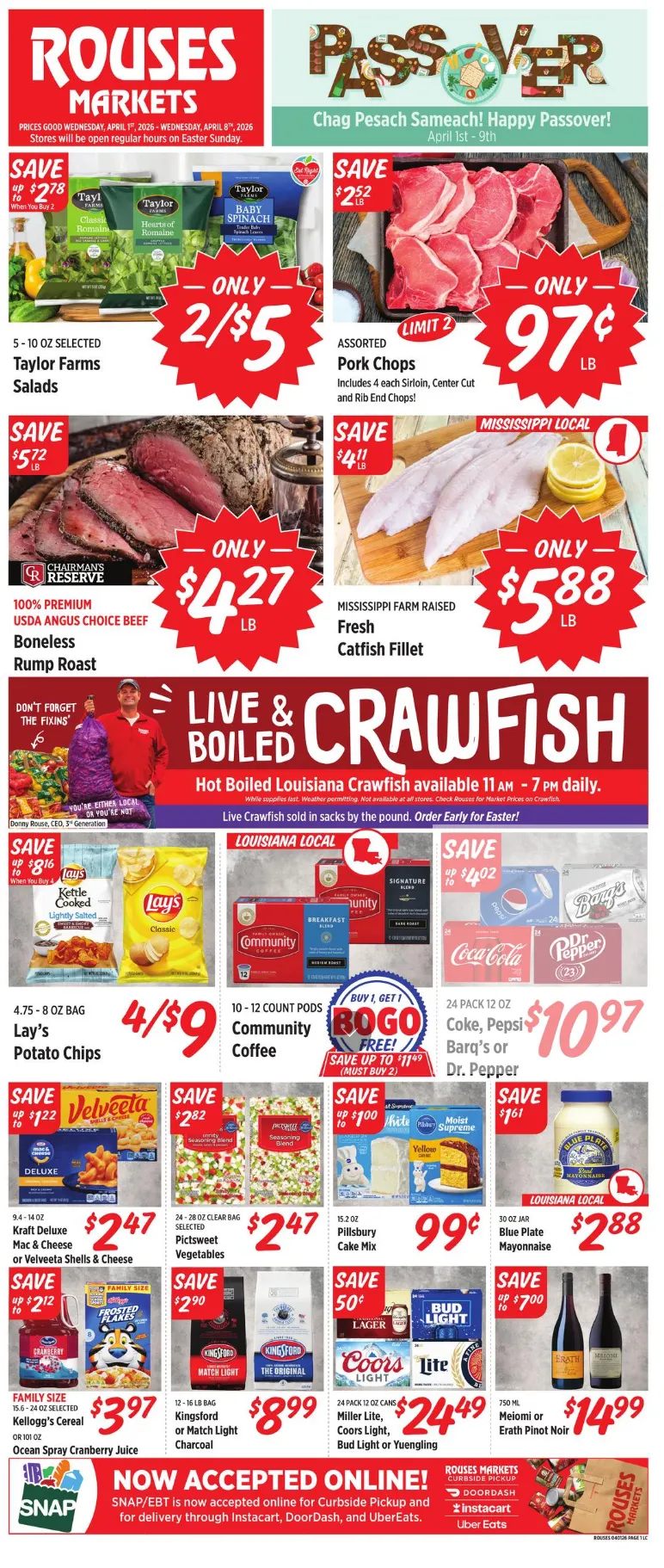 Weekly ad  Rouses Markets Sales from April 1 to April 8 2026 - Page 