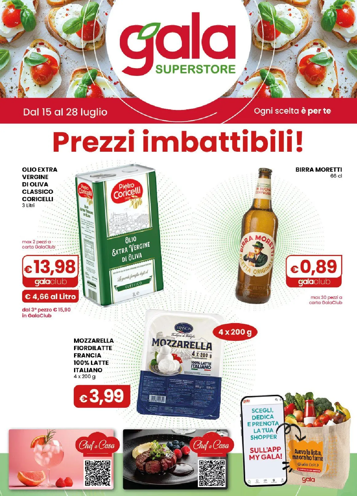 Volantini Gala Supermercati da 15 luglio a 28 luglio di 2026 - Pagina del volantino 1