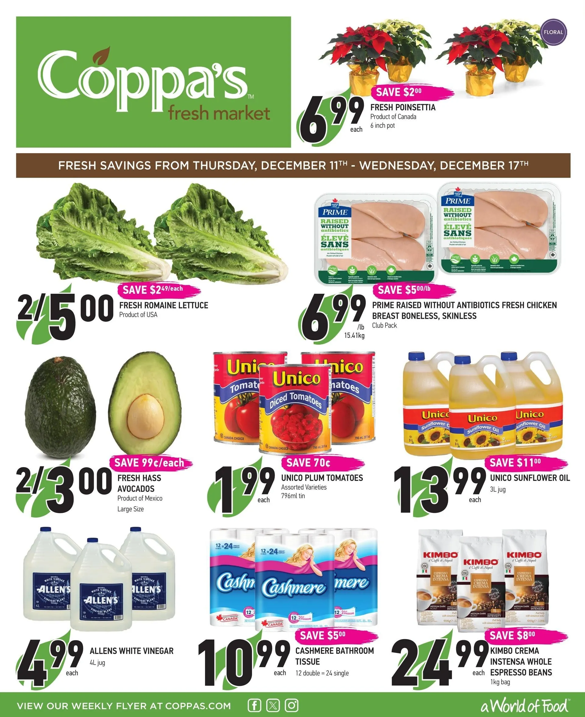 Coppas Fresh Market Sales from December 11 to December 17 2025 - flyer page