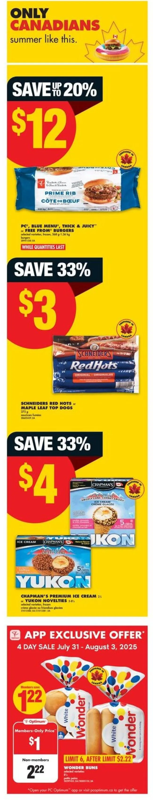 No Frills Sales from July 30 to August 6 2025 - flyer page 1