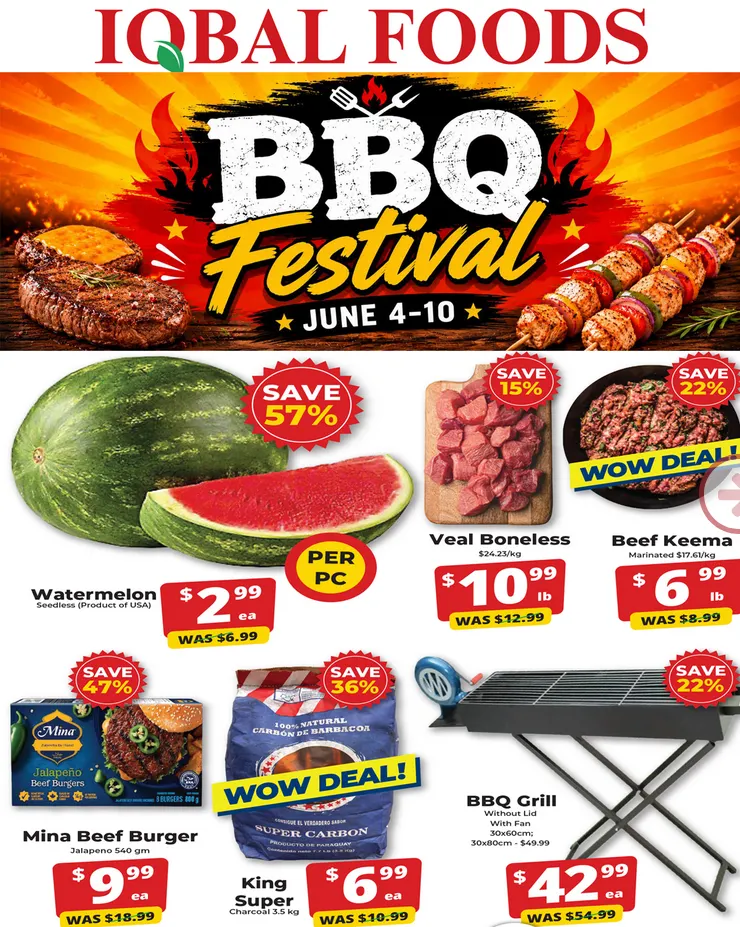 Iqbal Foods Sales from June 4 to June 10 2026 - flyer page 1