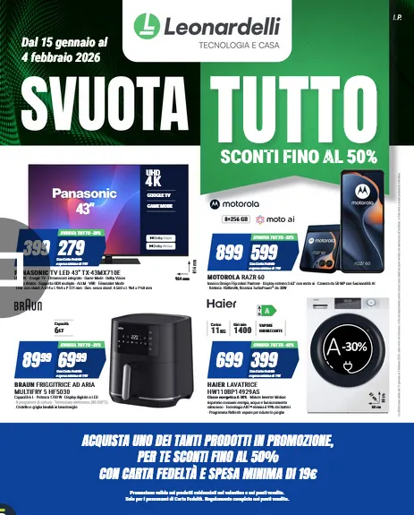  Volantini Leonardelli da 15 gennaio a 4 febbraio di 2026 - Pagina del volantino 
