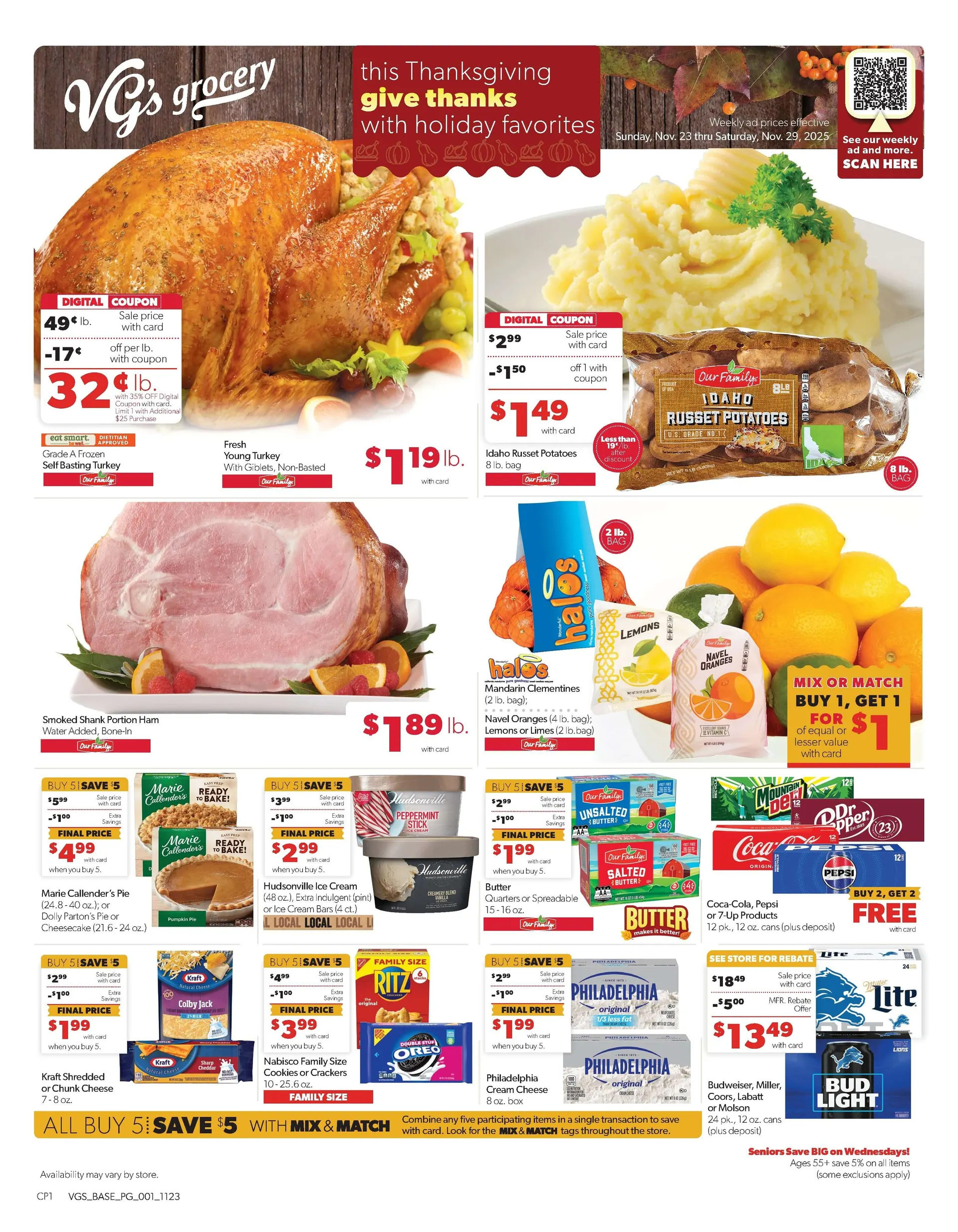 Weekly ad VG's Sales from November 23 to November 29 2025 - Page 1